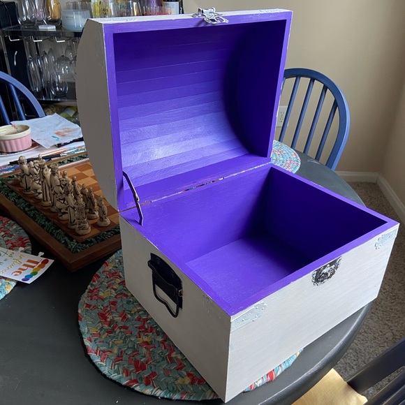 Hand-Painted Treasure Chest - Picture 3 of 3